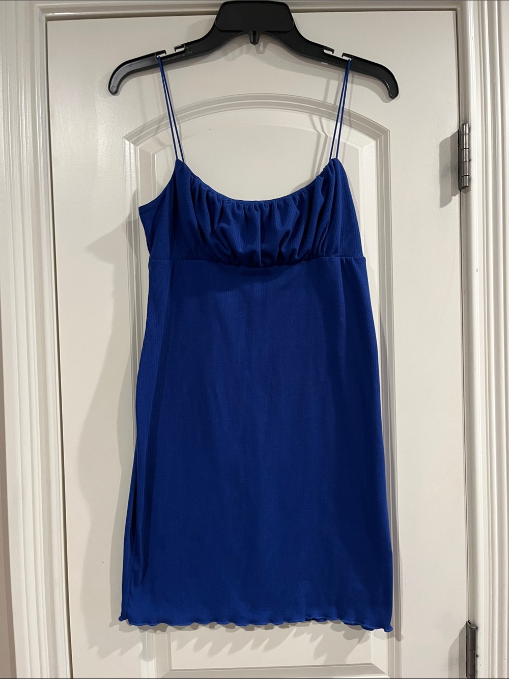 Urban Outfitters Royal Blue Mini Dress with Spaghetti Straps